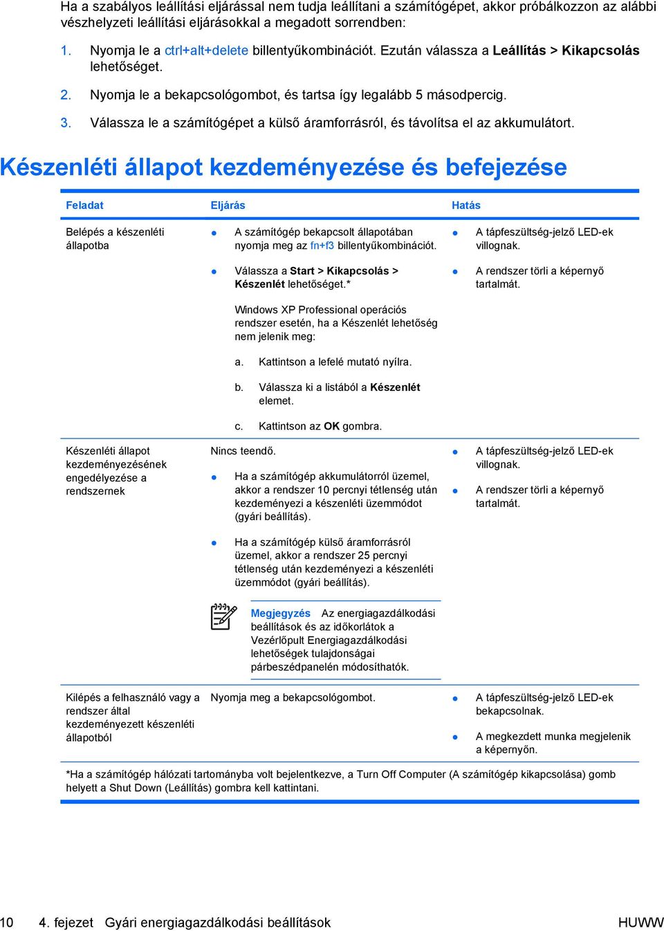 Válassza le a számítógépet a külső áramforrásról, és távolítsa el az akkumulátort.