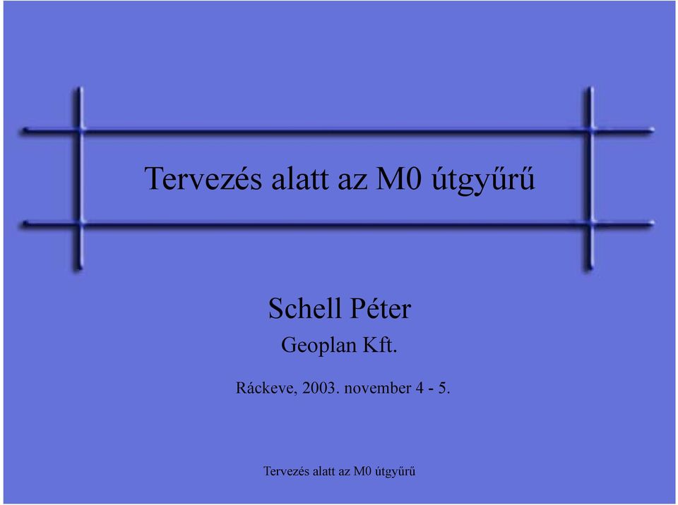Ráckeve, 2003.