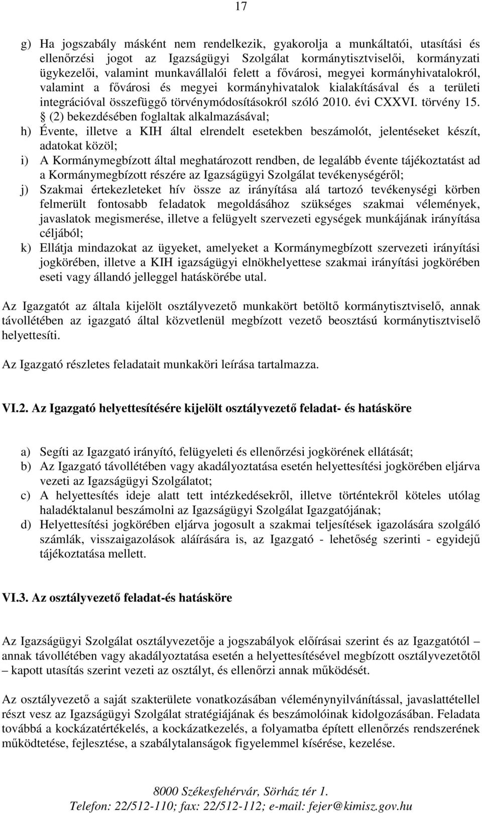 törvény 15.