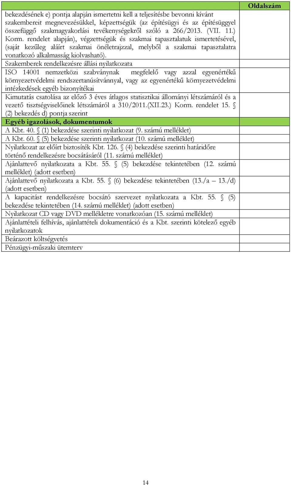 rendelet alapján), végzettségük és szakmai tapasztalatuk ismertetésével, (saját kezűleg aláírt szakmai önéletrajzzal, melyből a szakmai tapasztalatra vonatkozó alkalmasság kiolvasható).