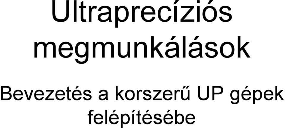 Bevezetés a