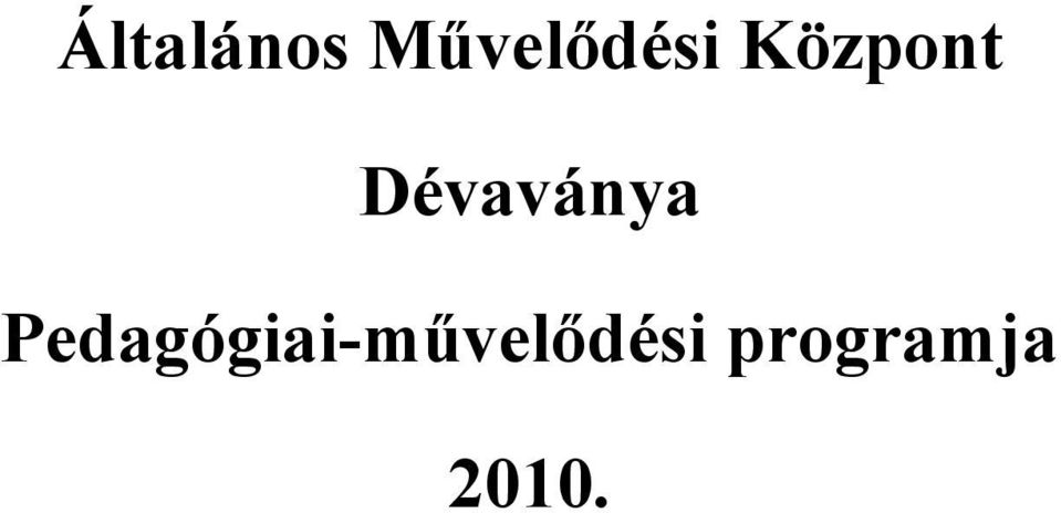 Dévaványa