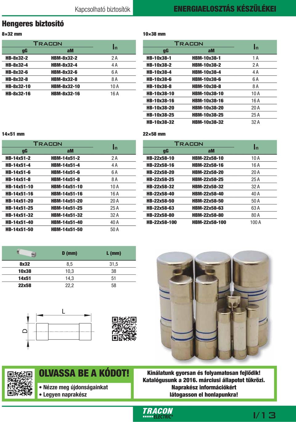 HBM-10x38-10 10 A HB-10x38-16 HBM-10x38-16 16 A HB-10x38-20 HBM-10x38-20 20 A HB-10x38-25 HBM-10x38-25 25 A HB-10x38-32 HBM-10x38-32 32 A 22 58 mm In gg am HB-14x51-2 HBM-14x51-2 2 A HB-14x51-4