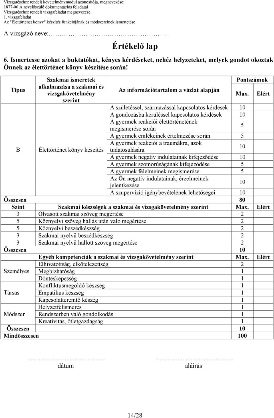 A születéssel, származással kapcsolatos kérdések A gondozásba kerüléssel kapcsolatos kérdések A gyermek reakciói élettörténetének megismerése során 5 A gyermek emlékeinek értelmezése során 5 A