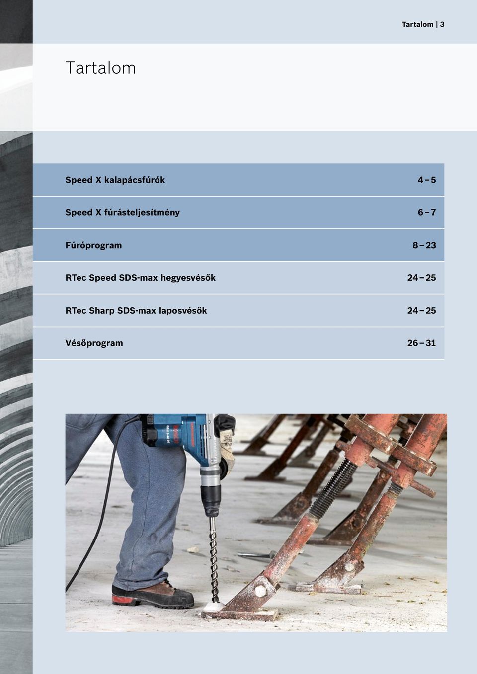 RTec Speed SDS-max hegyesvésők 24 25 RTec