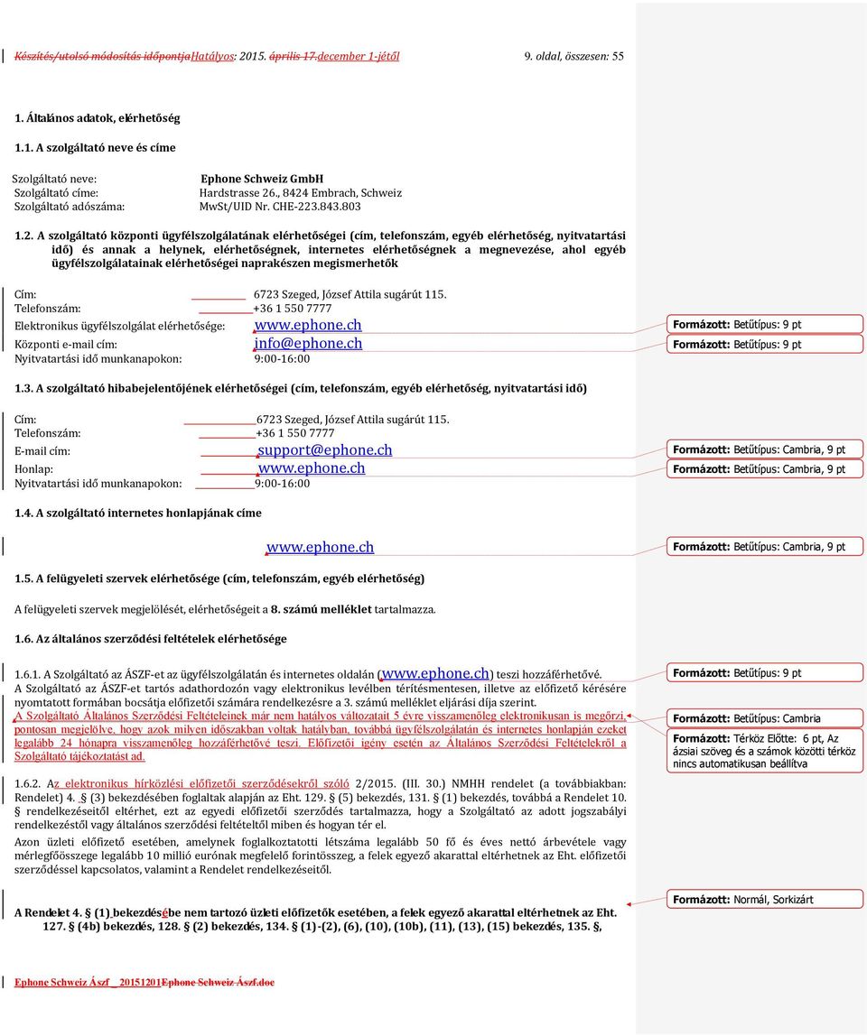 Embrach, Schweiz MwSt/UID Nr. CHE-22