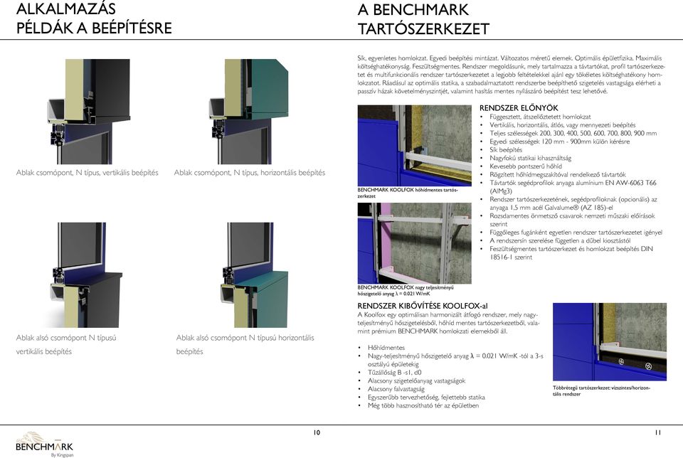 Rendszer megoldásunk, mely tartalmazza a távtartókat, profil tartószerkezetet és multifunkcionális rendszer tartószerkezetet a legjobb feltételekkel ajánl egy tökéletes költséghatékony homlokzatot.
