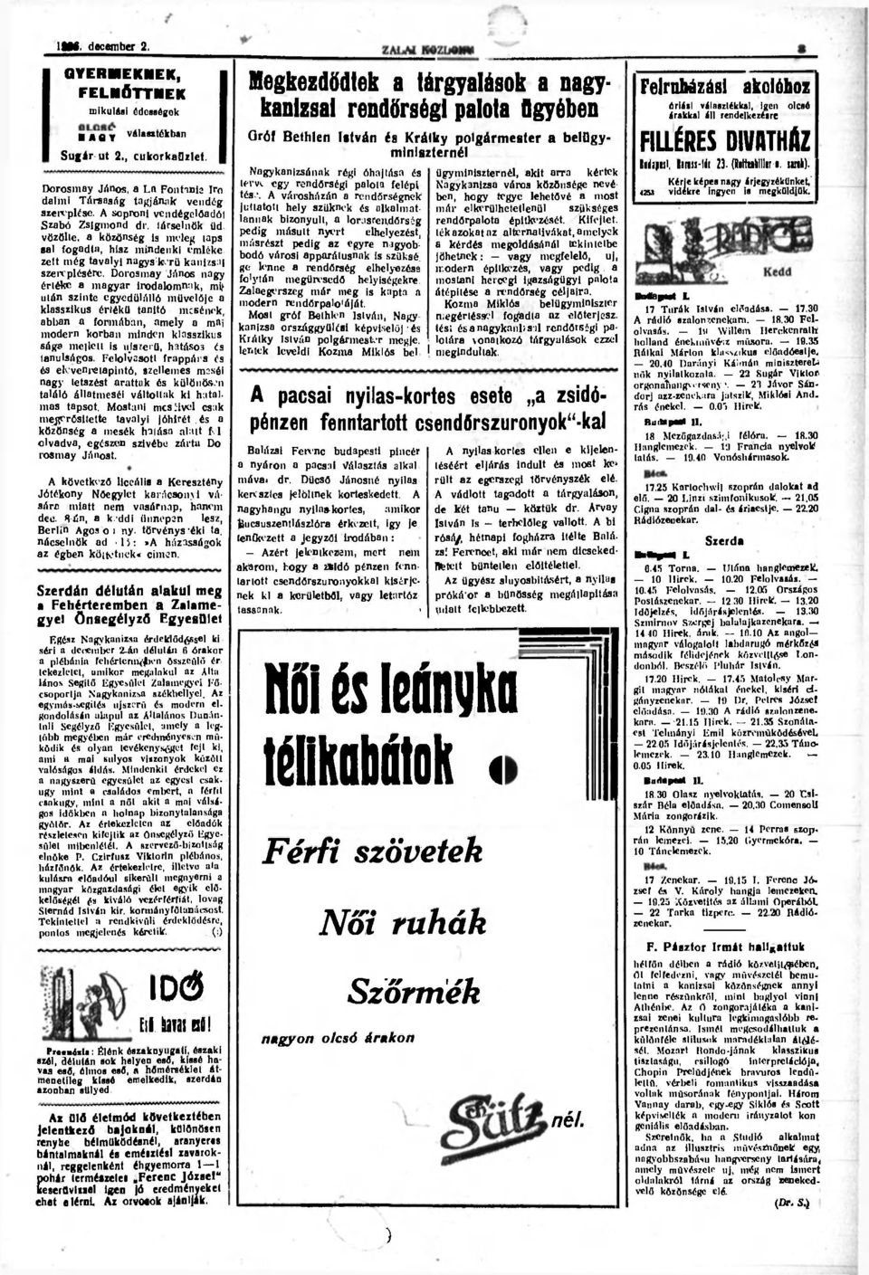 Dorosmay János nagy értéke a magyar irodalomnak, m(i után szinte egyedülálló művelője a klasszikus értékű tanító mesének, abban a formában, amely a m«i modern korban minden klasszikus sága mellett is