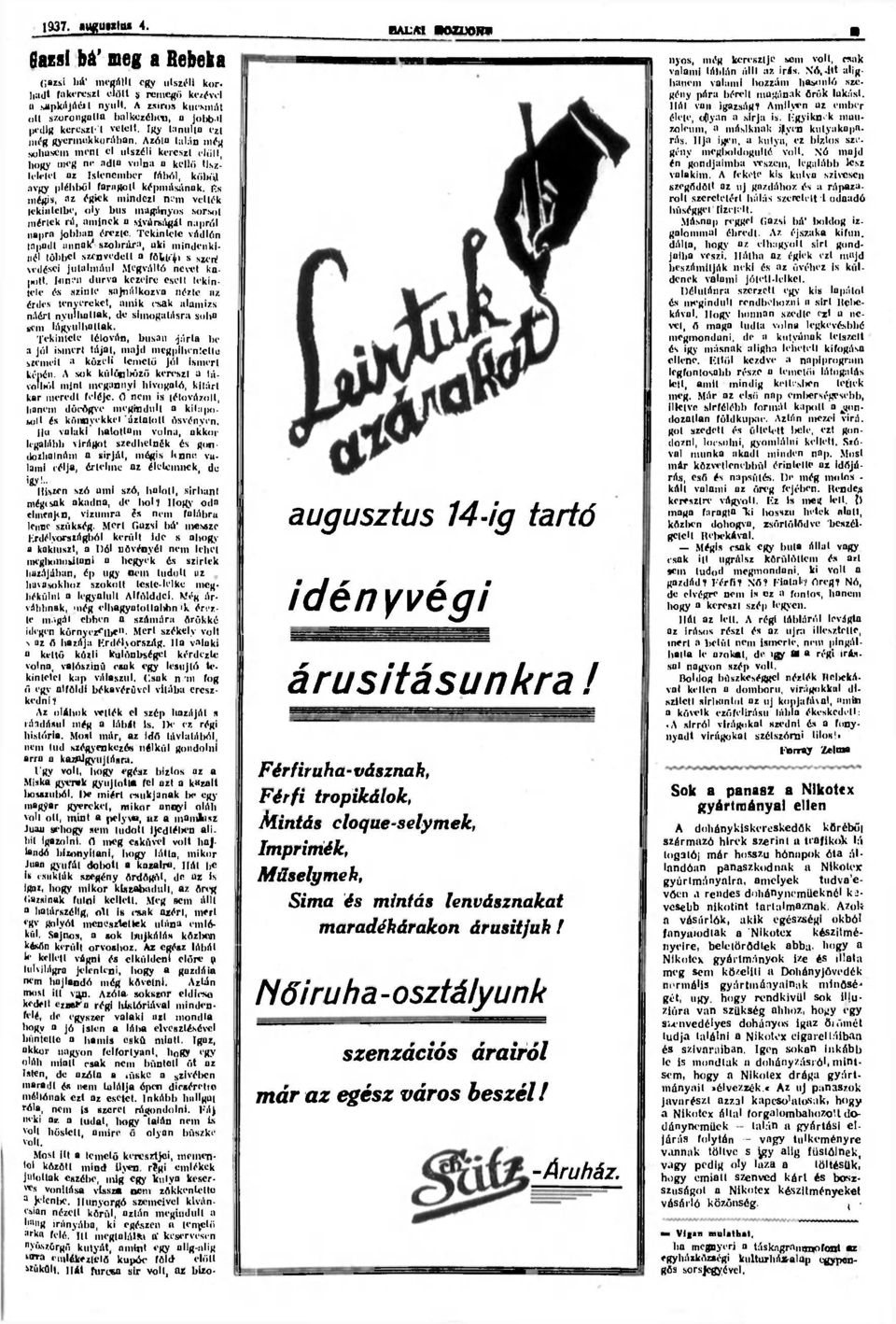 77. Évfolyam 172. szám Nagykanizsa, augusztus 1. vasárnap Ara 1 2 A". ZALAI  KÖZLÖNY - PDF Ingyenes letöltés