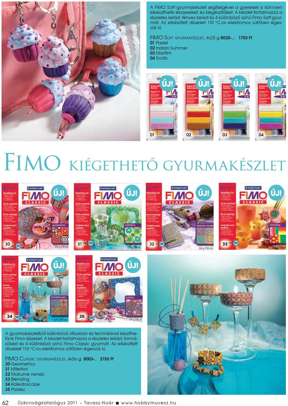 FIMO SOFT GYURMAKÉSZLET, 4x25 g 8025-.