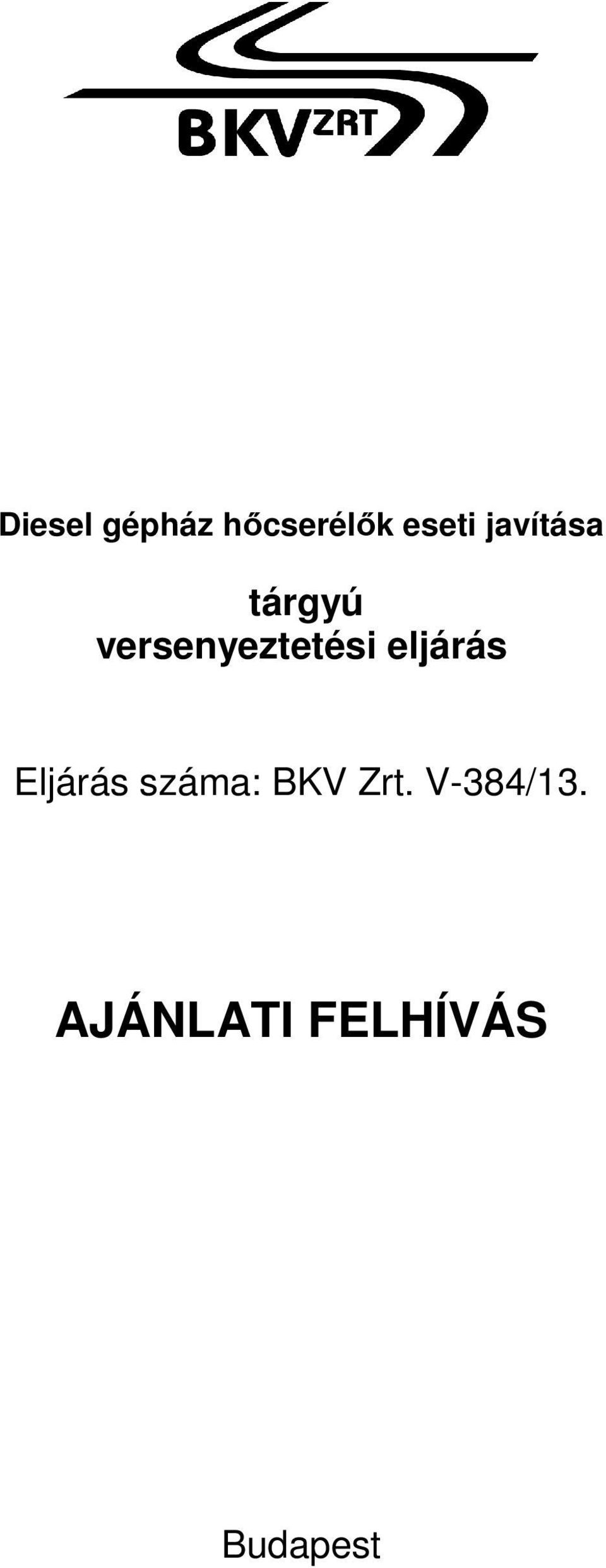versenyeztetési eljárás