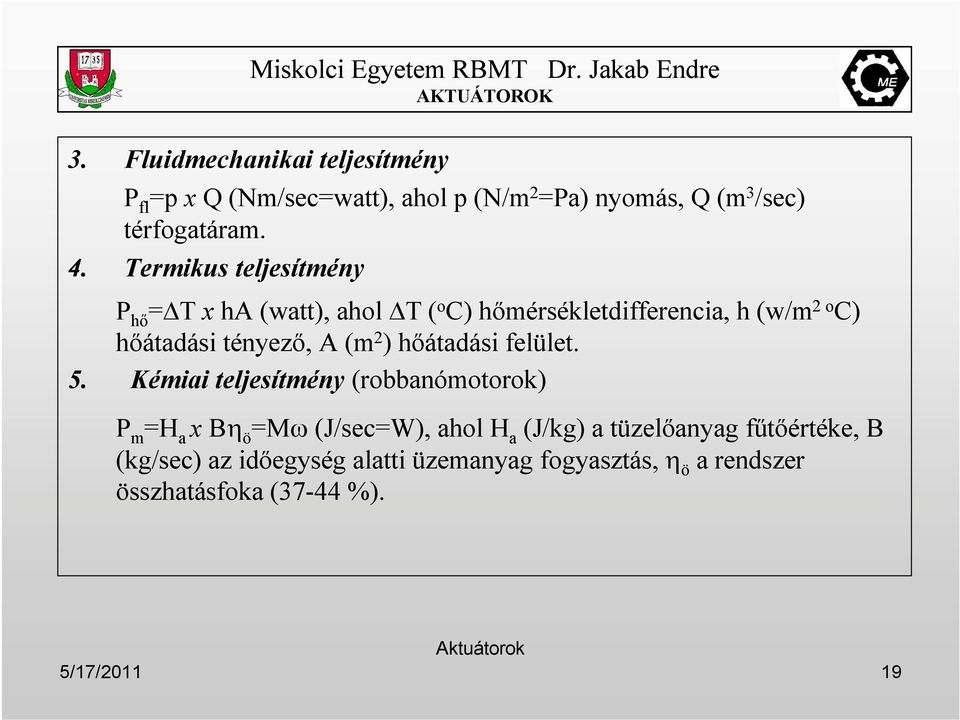 (m 2 ) hıátadási felület. 5.