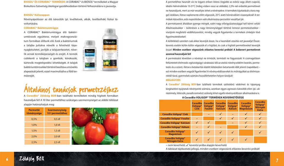 CORABAC Baktériumtrágya A CORABAC Baktériumtrágya élő baktériumtörzsek együttese, melyet makrogranulátum formában állítunk elő.