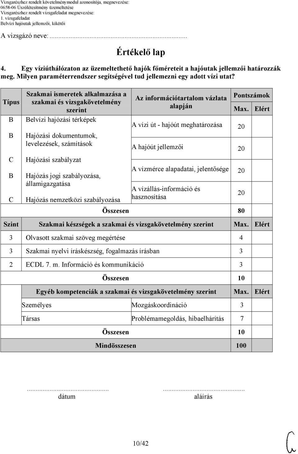 - hajóút meghatározása 20 A hajóút jellemzői 20 Hajózási szabályzat Hajózás jogi szabályozása, A vízmérce alapadatai, jelentősége 20 államigazgatása A vízállás-információ és Hajózás nemzetközi