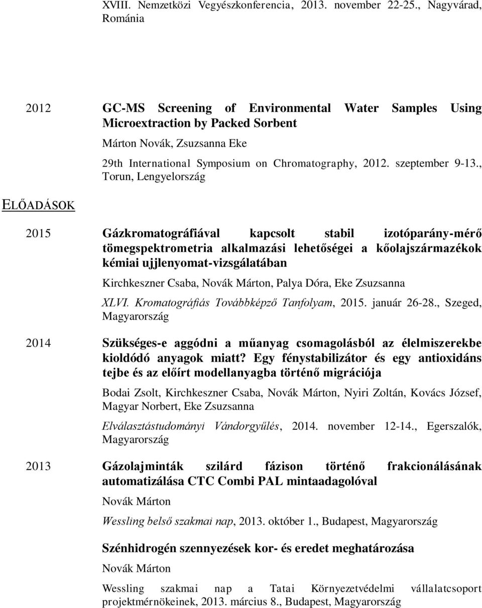 2012. szeptember 9-13.