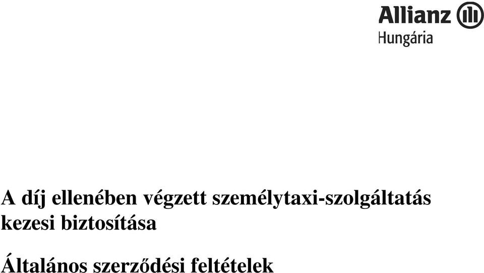 kezesi biztosítása
