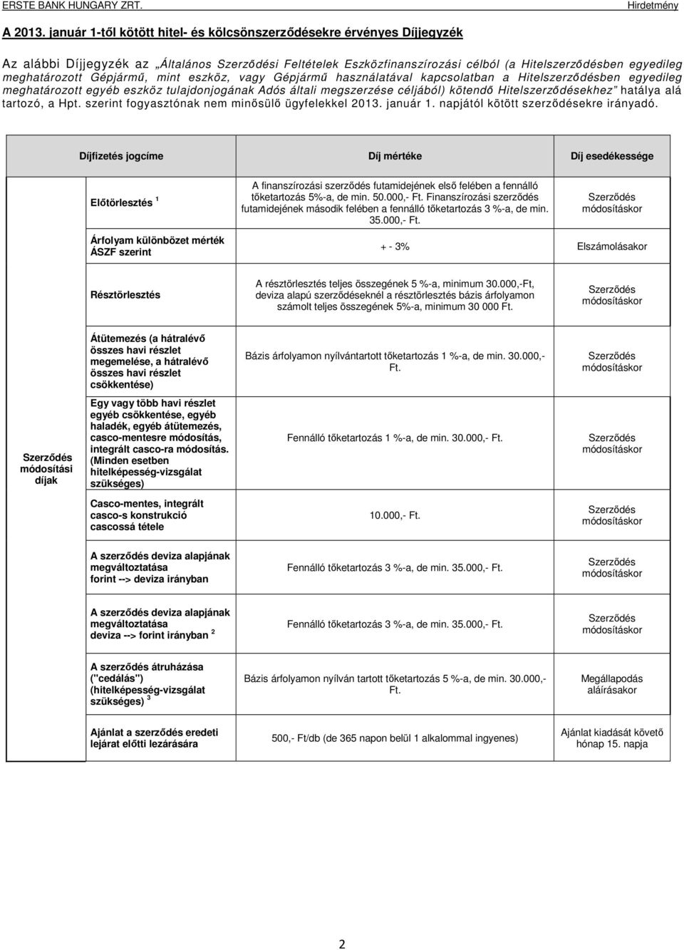 vagy Gépjármű használatával kapcsolatban a Hitelben egyedileg meghatározott egyéb eszköz tulajdonjogának Adós általi megszerzése céljából) kötendő Hitelekhez hatálya alá tartozó, a Hpt.