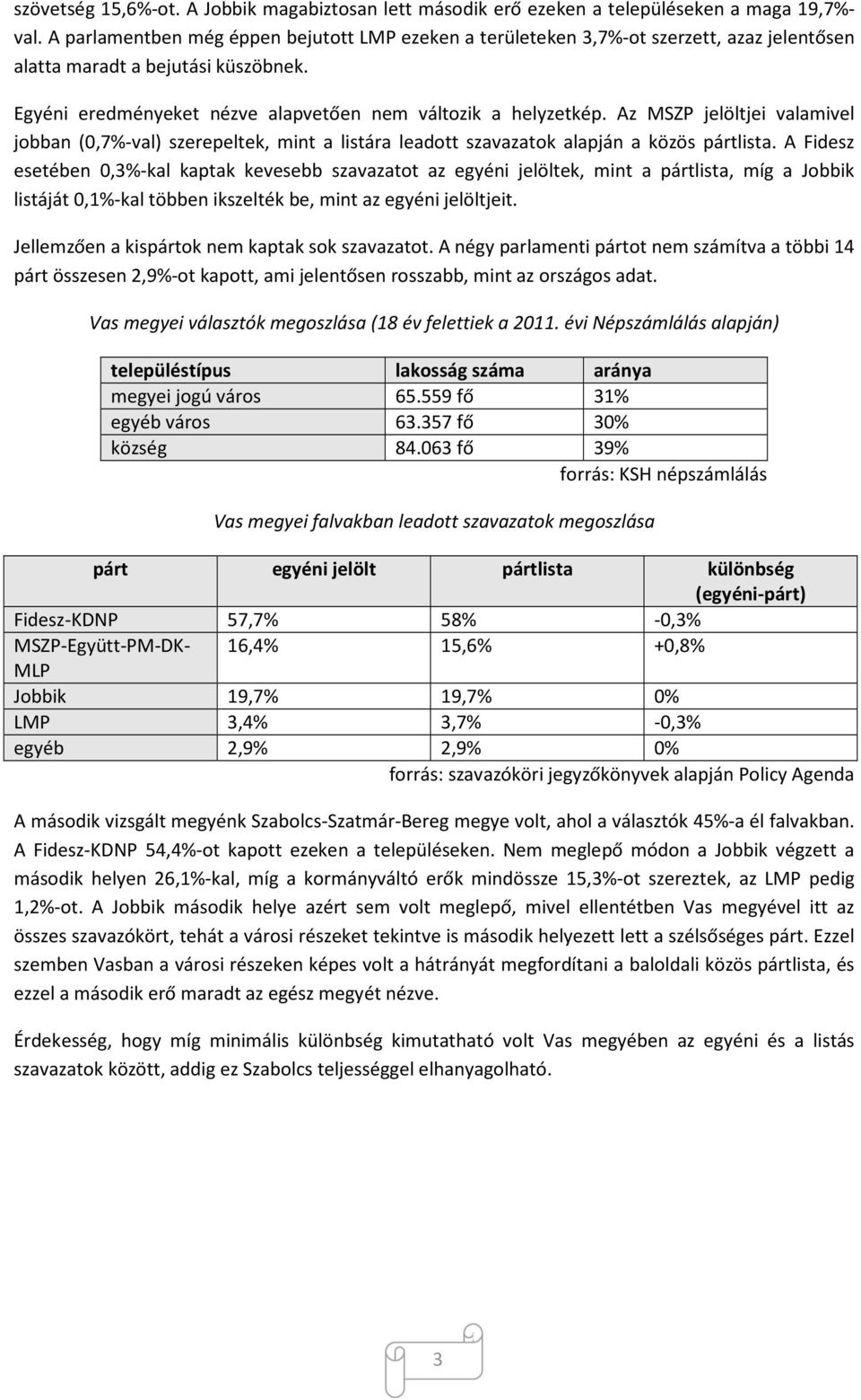 Az MSZP jelöltjei valamivel jobban (0,7%-val) szerepeltek, mint a listára leadott szavazatok alapján a közös pártlista.