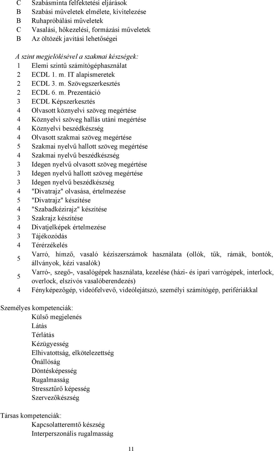 IT alapismeretek 2 ECDL 3. m.