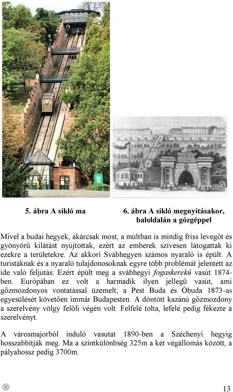 ezekre a területekre. Az akkori Svábhegyen számos nyaraló is épült. A turistáknak és a nyaraló tulajdonosoknak egyre több problémát jelentett az ide való feljutás.