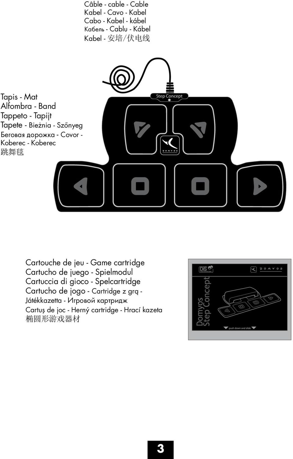 Concept Cartouche de jeu - Game cartridge Cartucho de juego - Spielmodul Cartuccia di gioco - Spelcartridge Cartucho