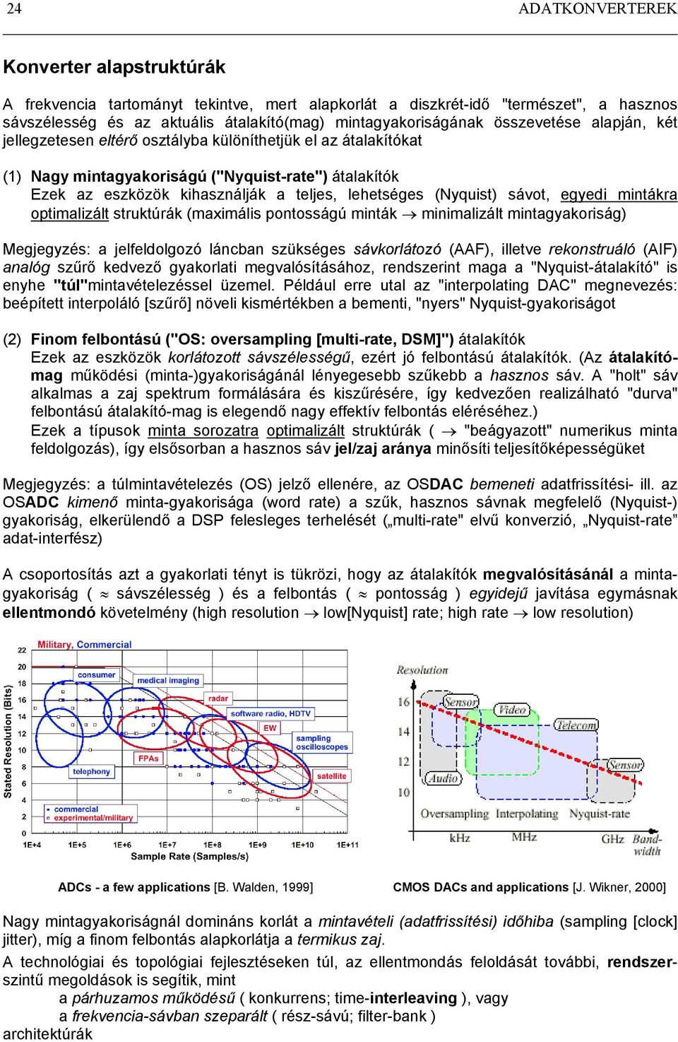 truktúrák (maimáli potoágú miták miimalizált mitagyakoriág) Megjegyzé: a jelfeldolgozó lába zükége ávkorlátozó (AAF), illetve rekotruáló (AIF) aalóg zűrő kedvező gyakorlati megvalóítáához, redzerit