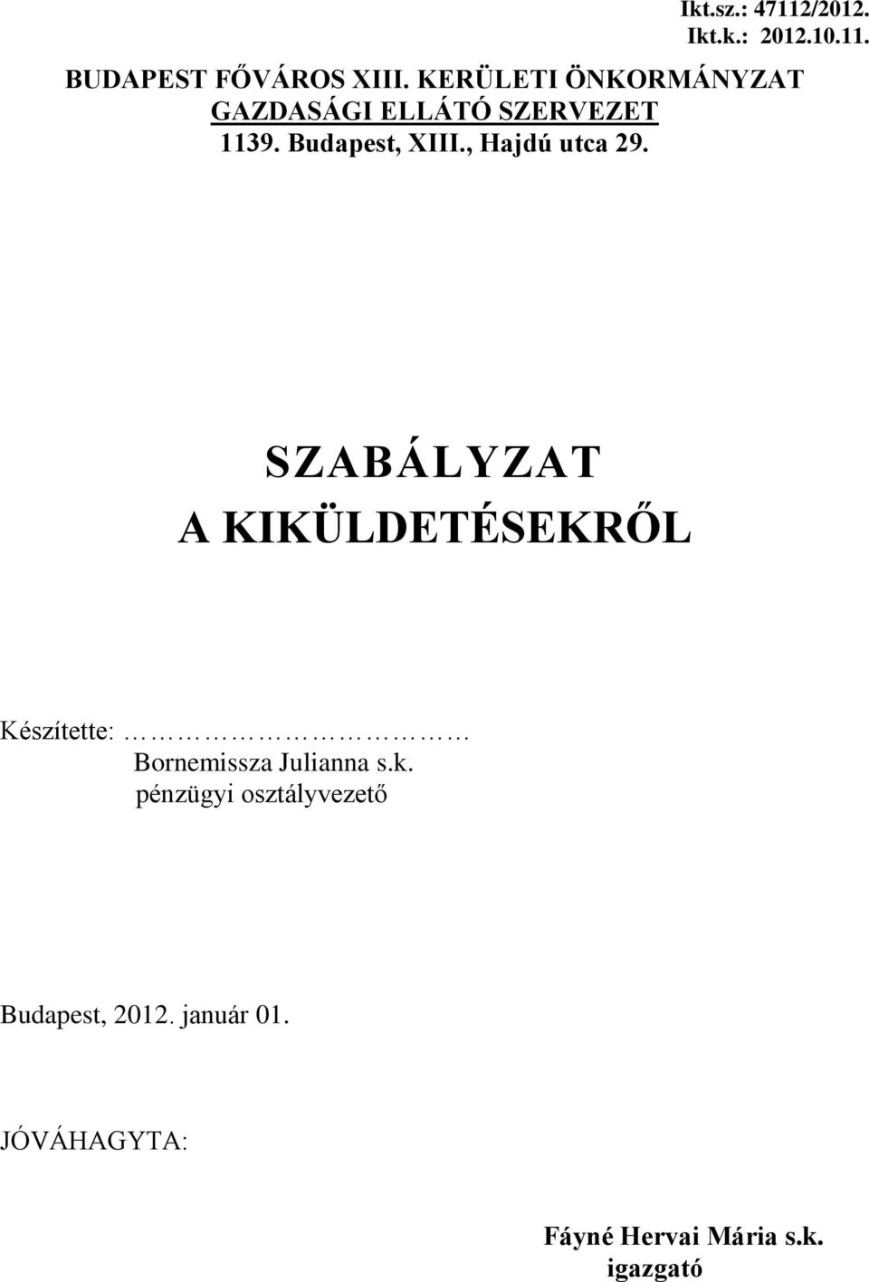 , Hajdú utca 29.