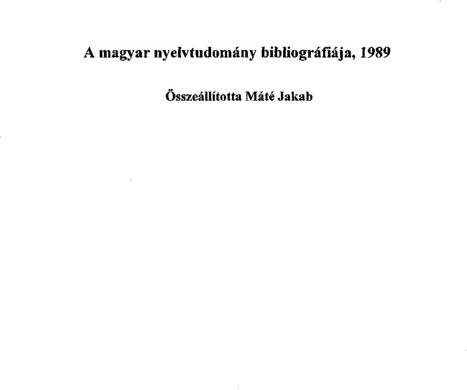 bibliográfiája,