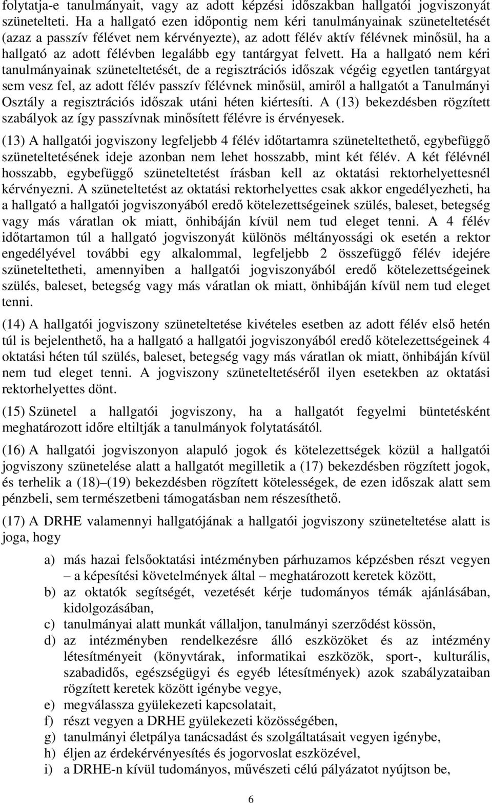 tantárgyat felvett.