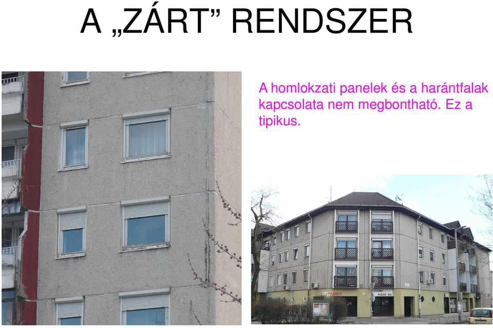 harántfalak kapcsolata