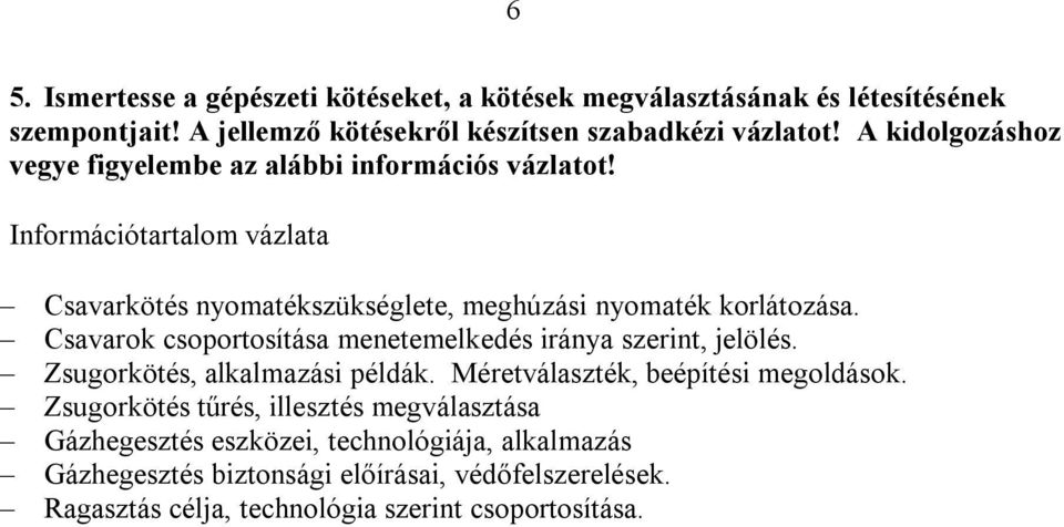 Zsugorkötés, alkalmazási példák. Méretválaszték, beépítési megoldások.