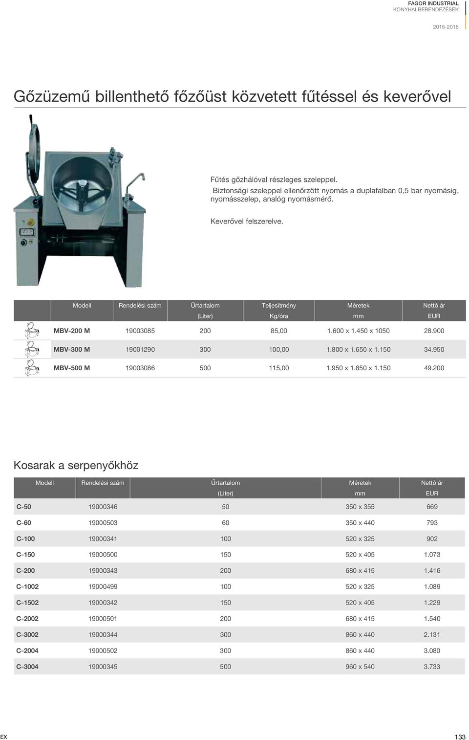 450 x 1050 28.900 MBV-300 M 19001290 300 100,00 1.800 x 1.650 x 1.150 34.950 MBV-500 M 19003086 500 115,00 1.950 x 1.850 x 1.150 49.