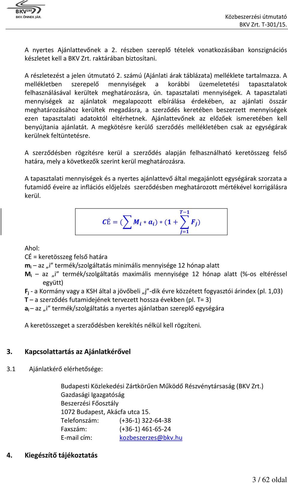 tapasztalati mennyiségek.