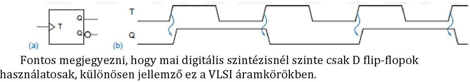 csak D flip- flopok