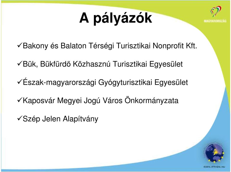 Bük, Bükfürdı Közhasznú Turisztikai Egyesület