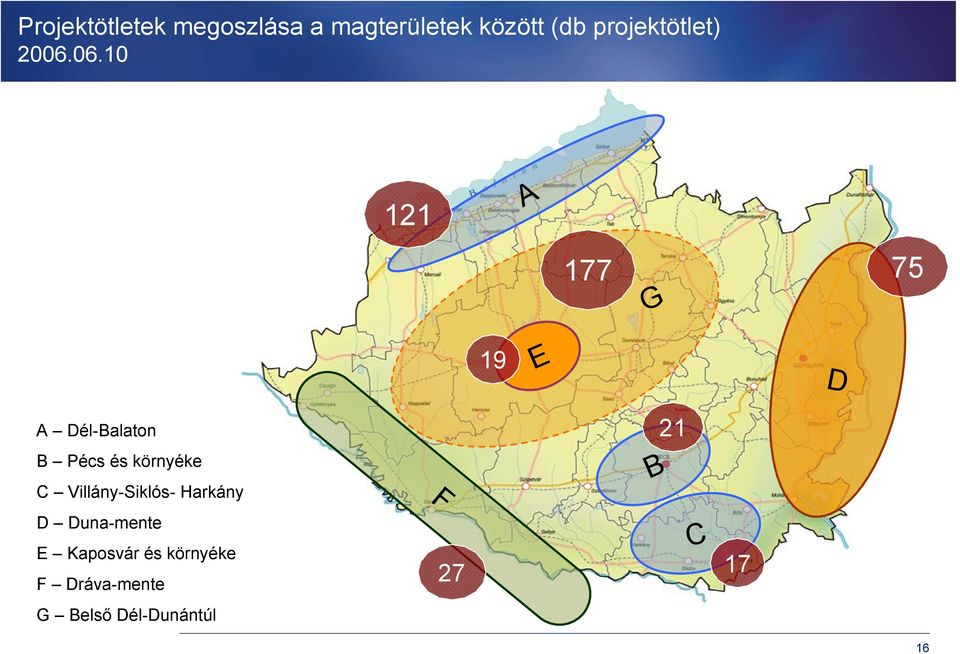 06.10 121 A 177 G 75 19 E D A Dél-Balaton B Pécs és környéke