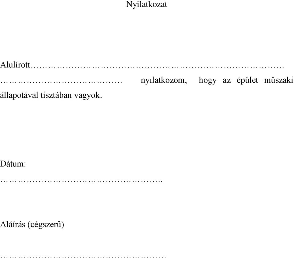 műszaki állapotával