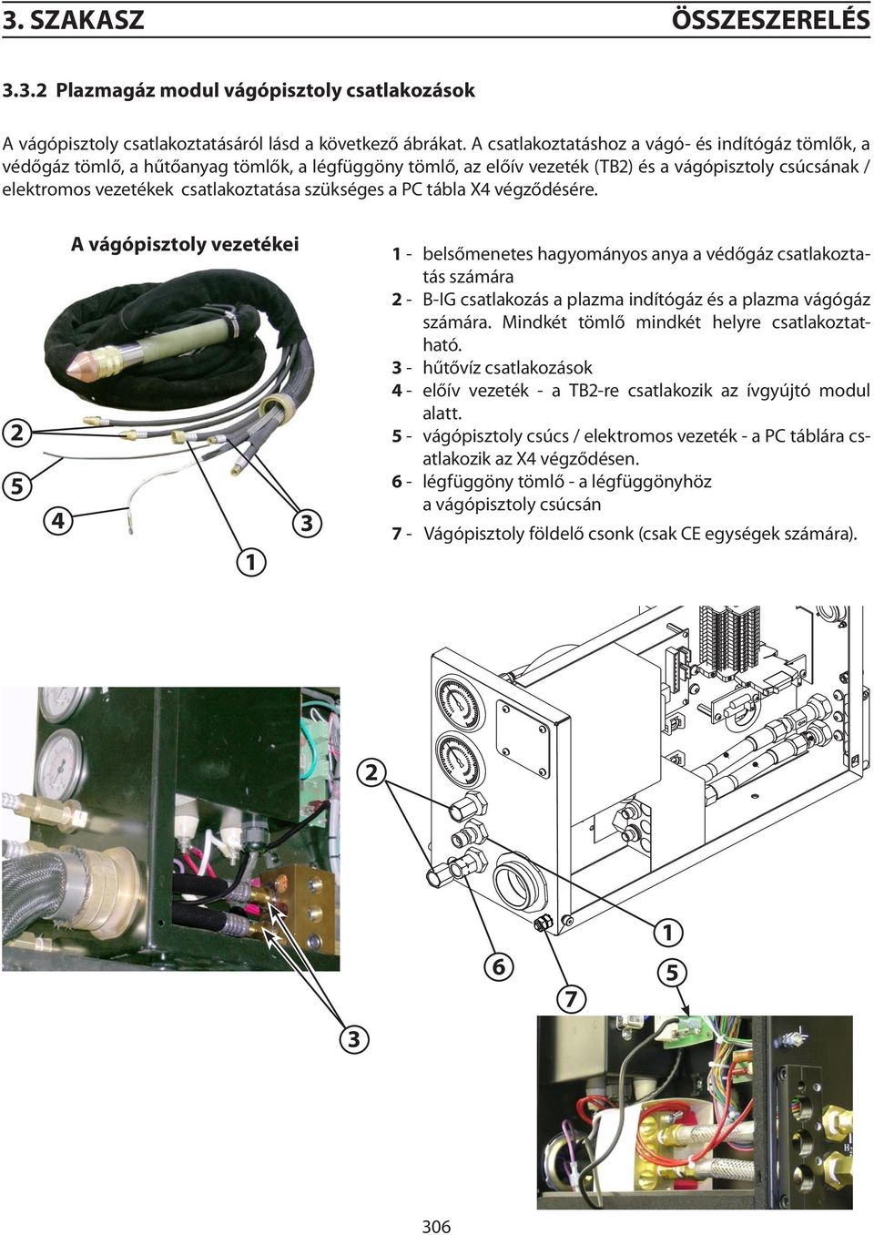 szükséges a PC tábla X4 végződésére.