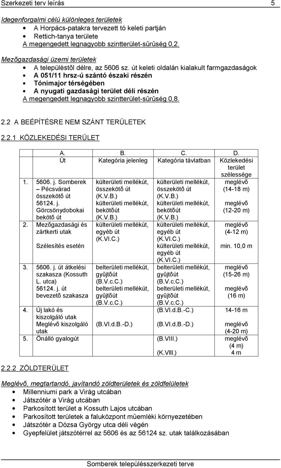 út keleti oldalán kialakult farmgazdaságok A 051/11 hrsz-ú szántó északi részén Tónimajor térségében A nyugati gazdasági terület déli részén A megengedett legnagyobb szintterület-sûrûség 0,8. 2.