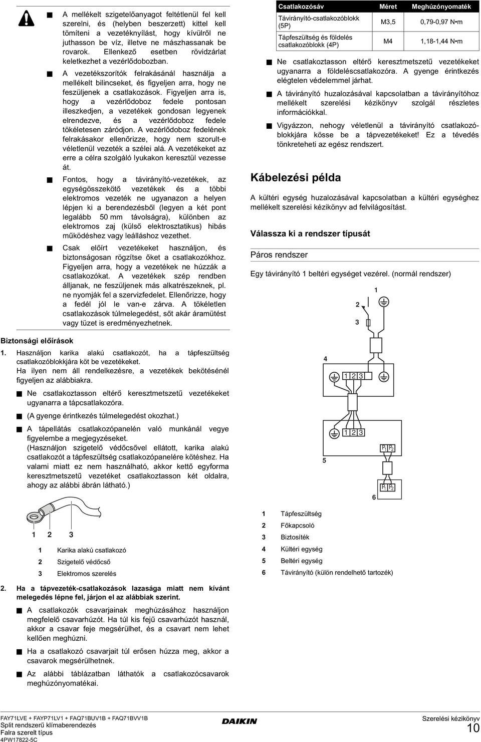 Figyeljen arra is, hogy a vezérlődoboz fedele pontosan illeszkedjen, a vezetékek gondosan legyenek elrendezve, és a vezérlődoboz fedele tökéletesen záródjon.
