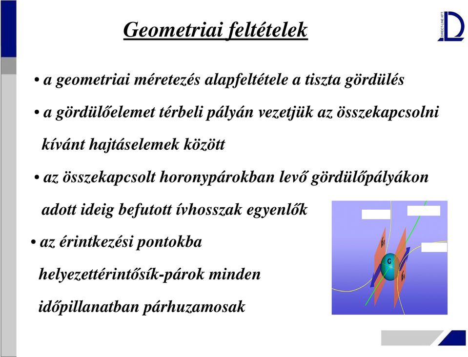 az összekapcsolt horonypárokban levő gördülőpályákon adott ideig befutott ívhosszak