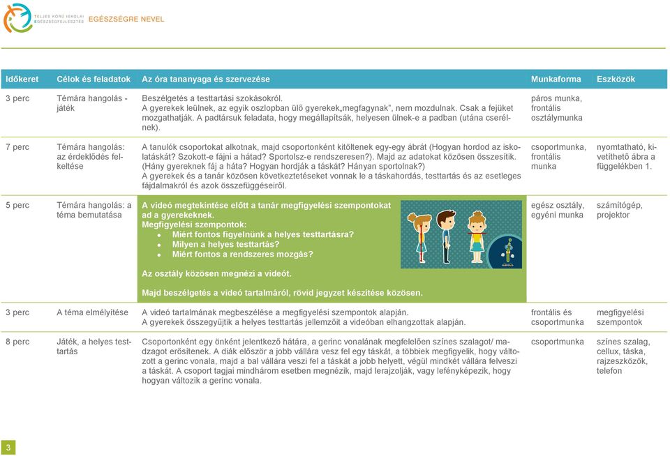 MIÉRT FONTOS A HELYES TESTTARTÁS? - PDF Ingyenes letöltés