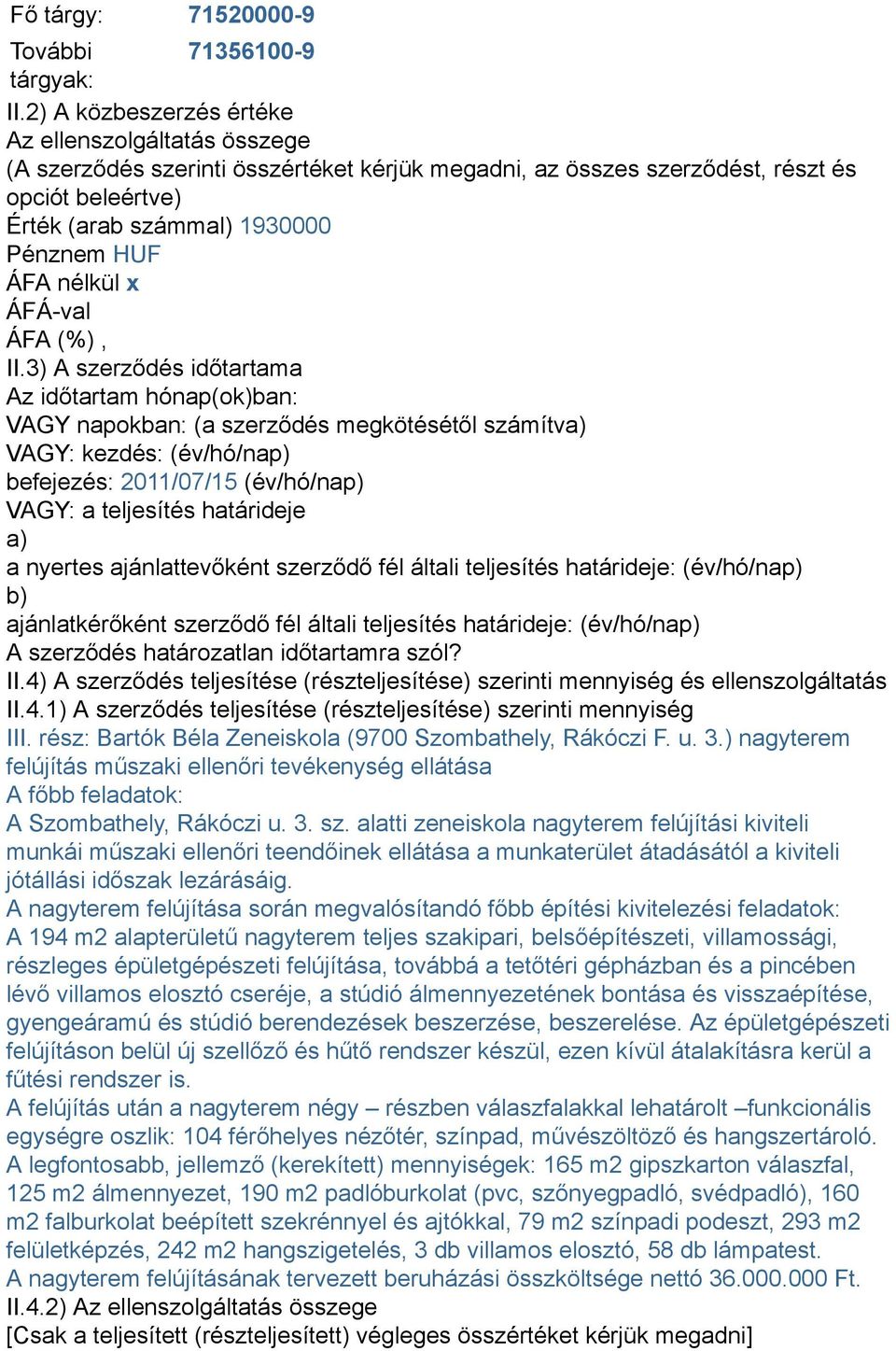 nélkül x ÁFÁ-val ÁFA (%), II.