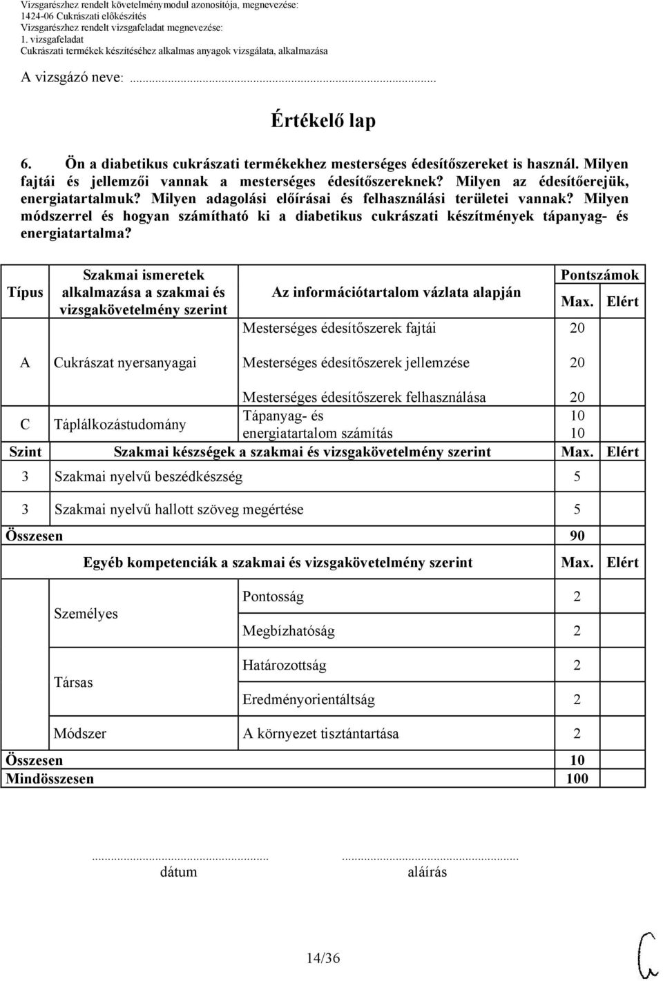 Milyen módszerrel és hogyan számítható ki a diabetikus cukrászati készítmények tápanyag- és energiatartalma?