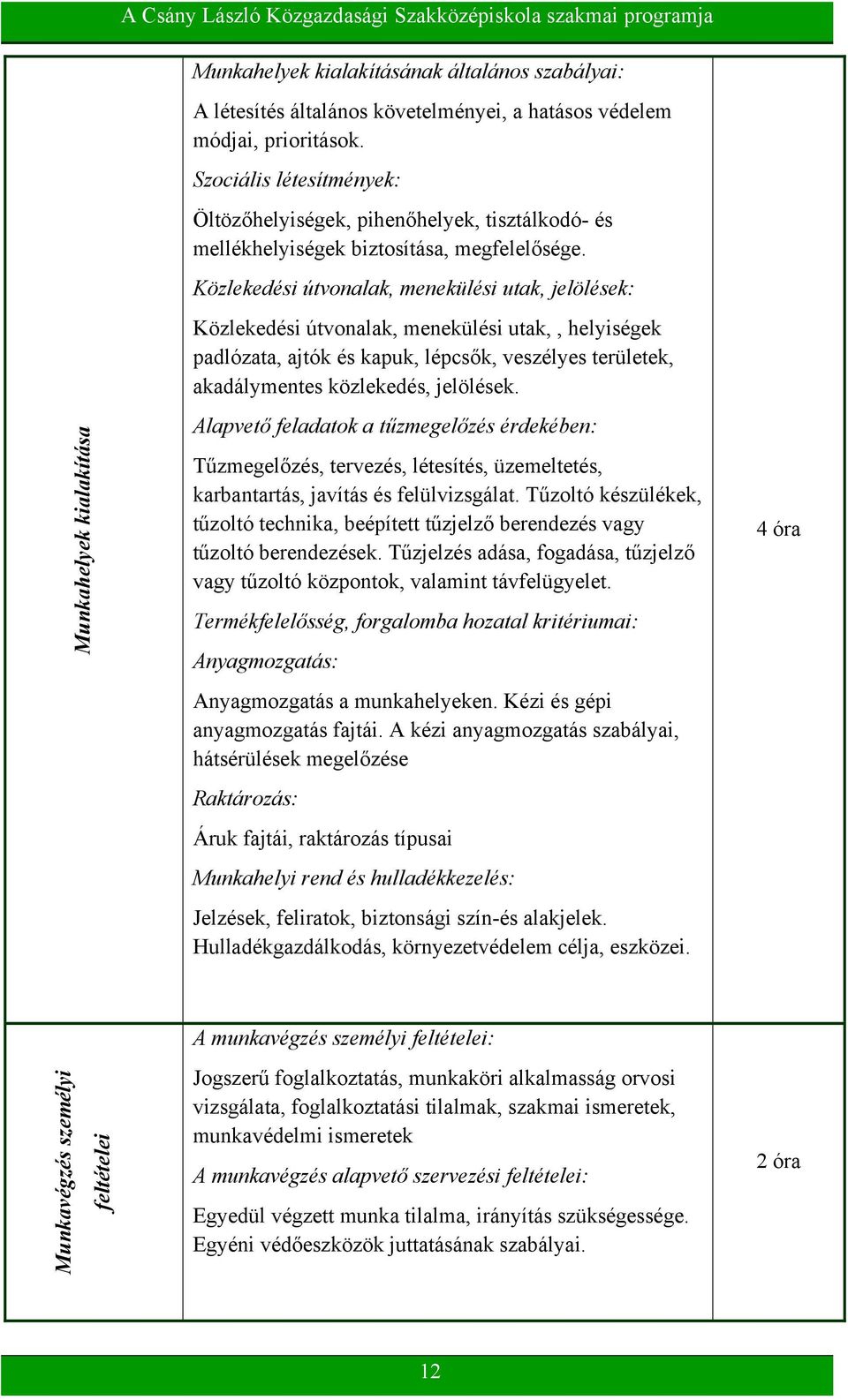 Közlekedési útvonalak, menekülési utak, jelölések: Közlekedési útvonalak, menekülési utak,, helyiségek padlózata, ajtók és kapuk, lépcsők, veszélyes területek, akadálymentes közlekedés, jelölések.