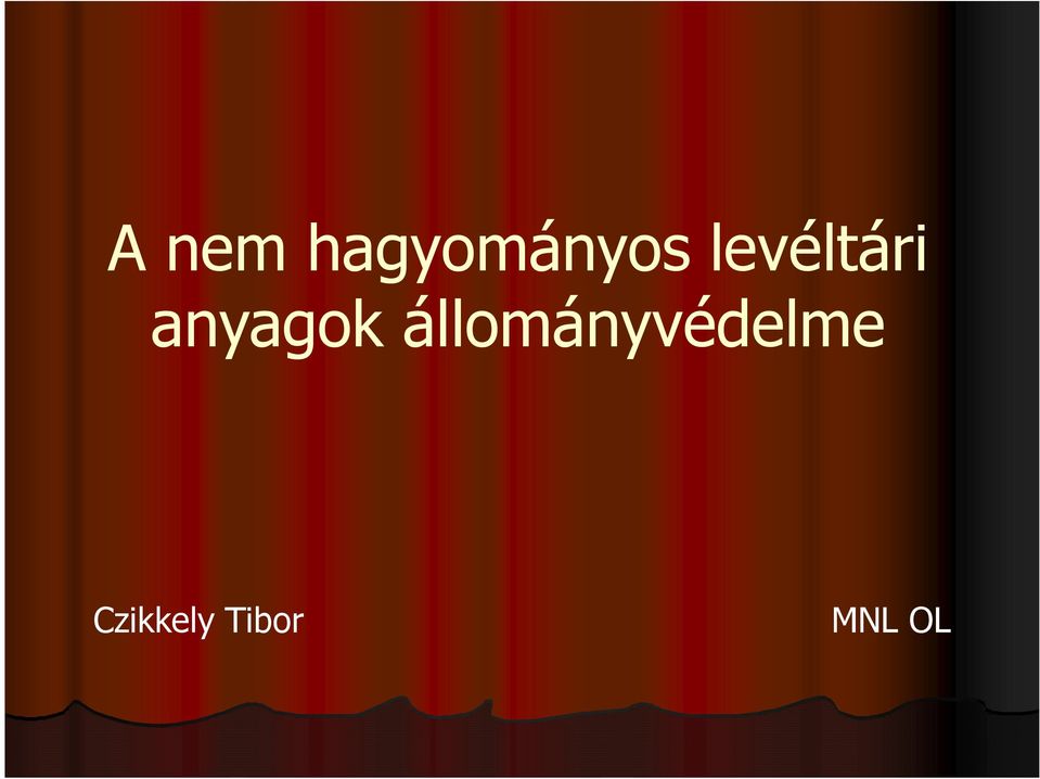 állományvédelme