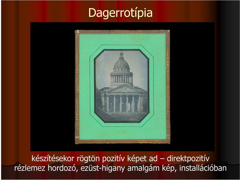 direktpozitív rézlemez