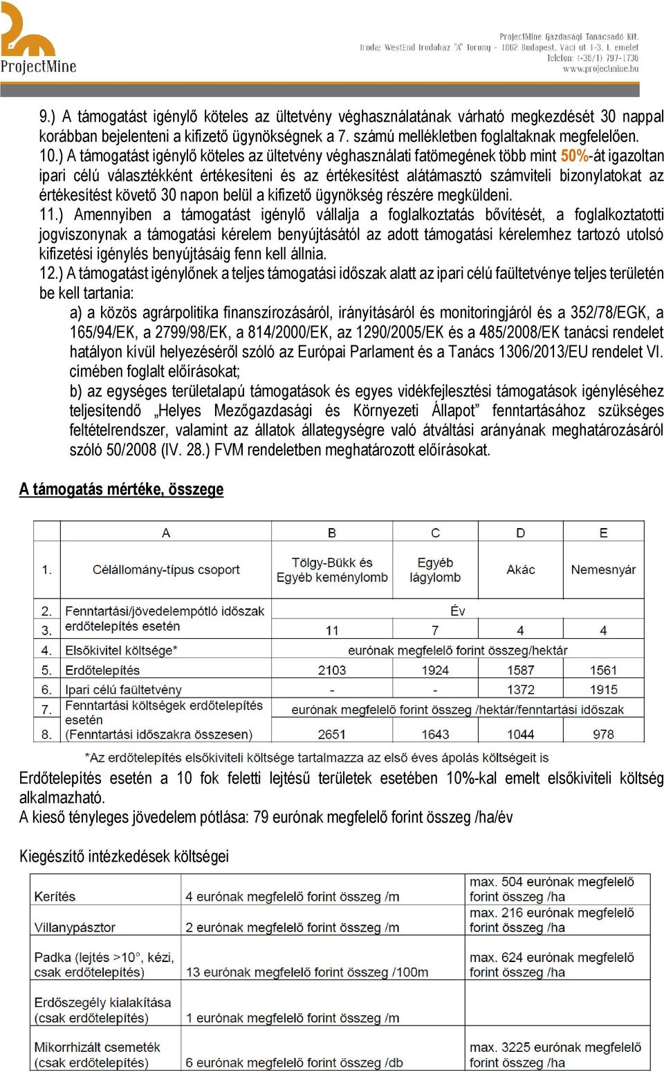 értékesítést követő 30 napon belül a kifizető ügynökség részére megküldeni. 11.