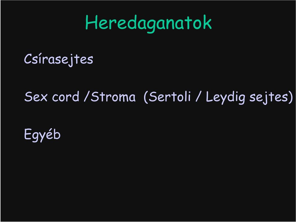 cord /Stroma