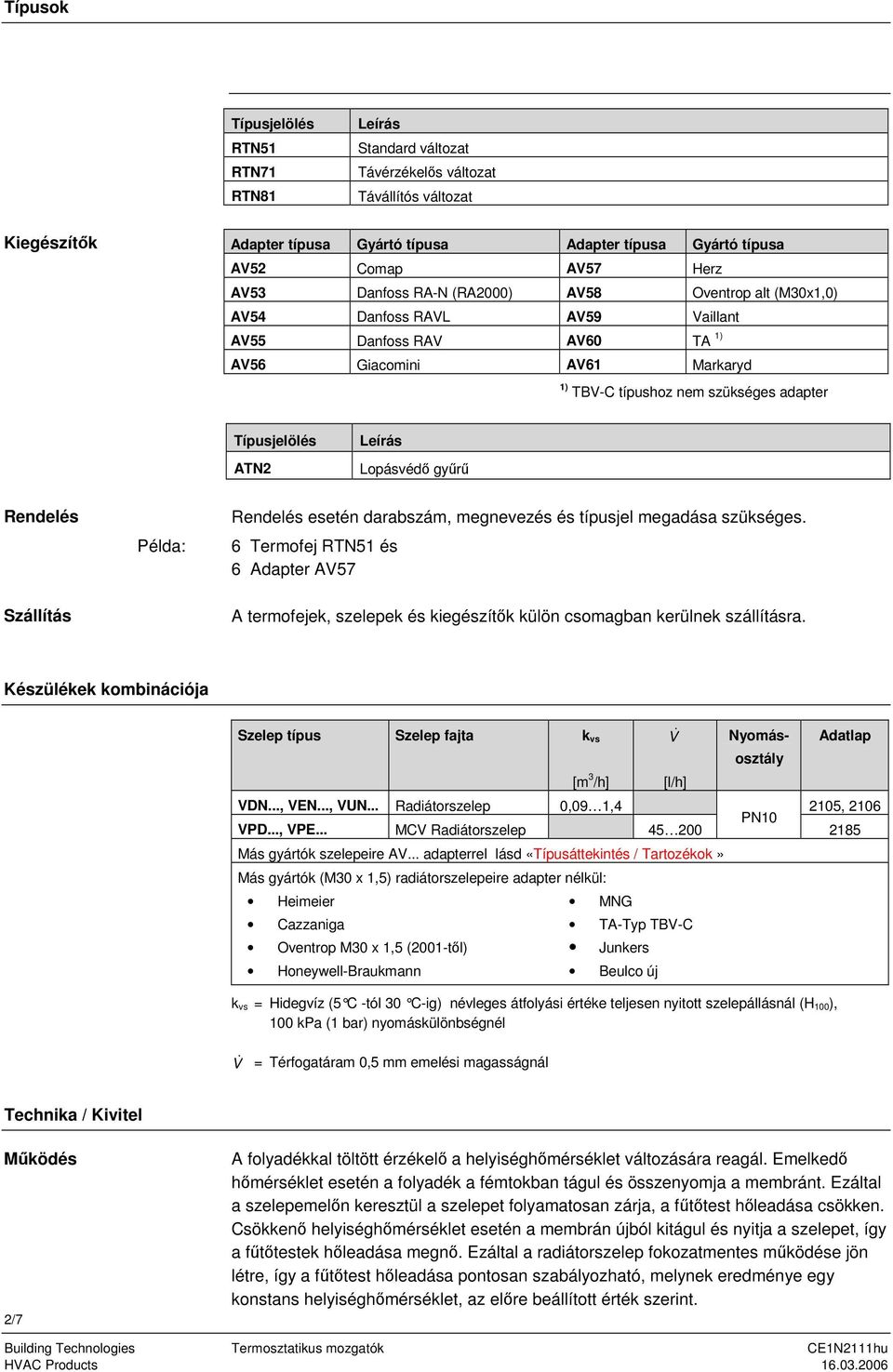 Termosztatikus mozgatók - PDF Ingyenes letöltés